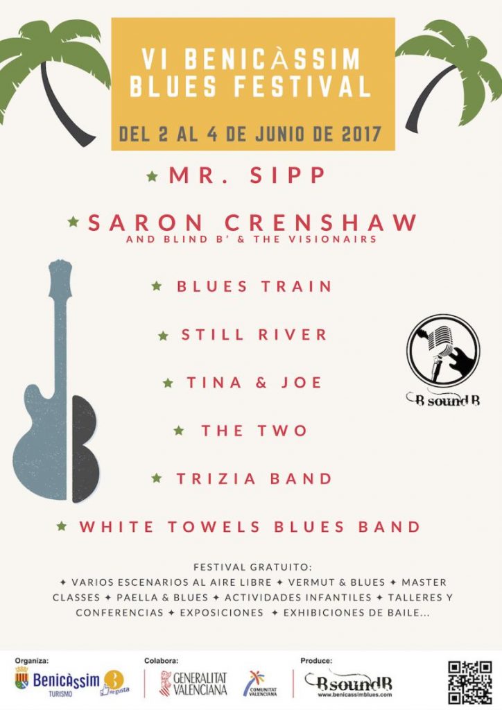 Cartel Benicàssim Blues Festival 2017