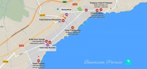 Mapa Hoteles en Benicàssim