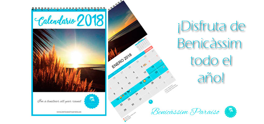 Calendario 2018 Benicàssim Paraíso