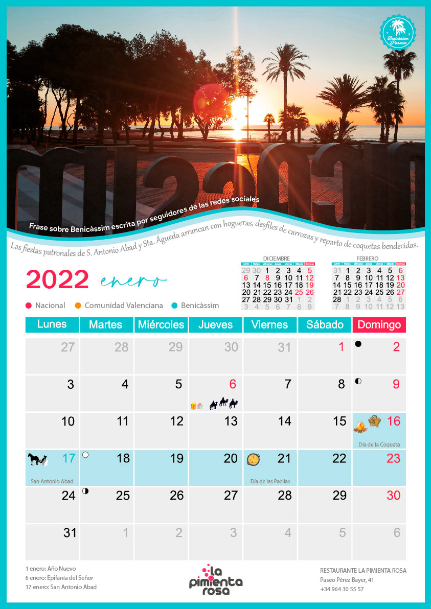 calendario-benicassim-paraiso-enero-2022