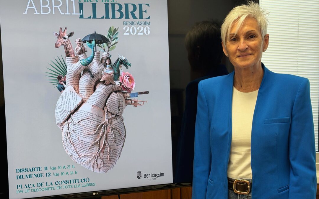 Benicàssim celebra la Feria del Libro 2026 los próximos 11 y 12 de abril en la Plaza de la Constitución