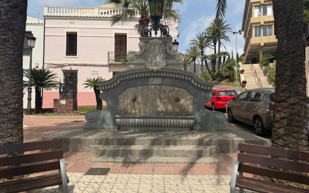 La emblemática Fuente del Señor de Benicàssim celebra en 2027 su centenario y el Ayuntamiento proyecta la restauración de su entorno